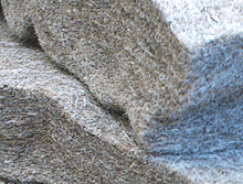 particolare materassino in lana di pecora Isolana Systems