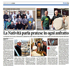 Articolo di giornale Il Tirreno del 08-08-2015