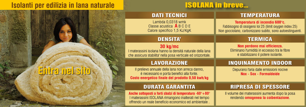 isolanti in lana di pecora naturale 100% per edilizia