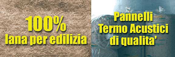 Materiali isolanti in lana di pecora per edilizia naturale ed ecologica