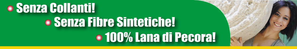 Isolanti per edilizia in lana di pecora 100%